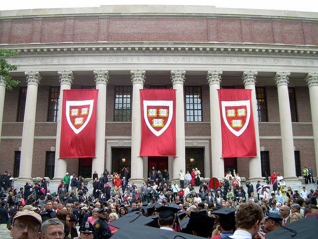 Harvard University Commencement College Students