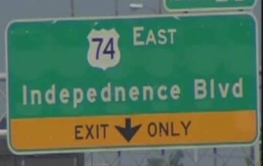 Bad Spelling Independence Road Sign