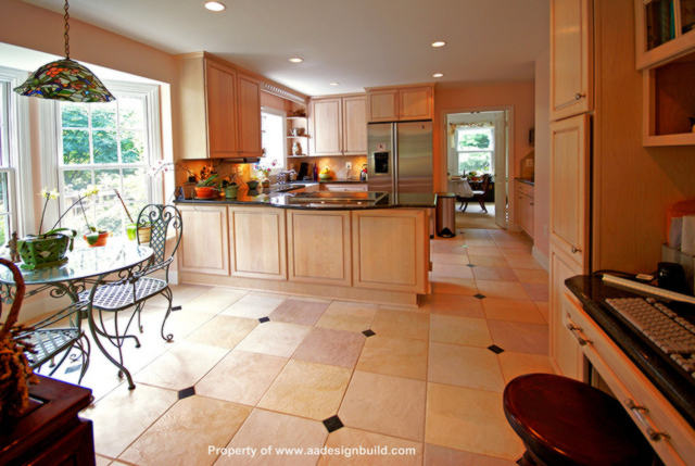 Custom remodeled kitchen home improvement