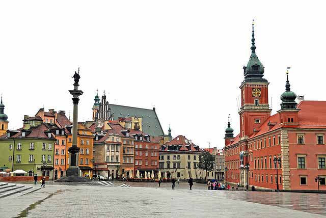 Castle Square in Poland.