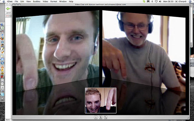 Exchanging Conversation over Video Chat