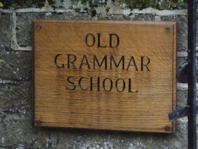 Old Grammar School Sign
