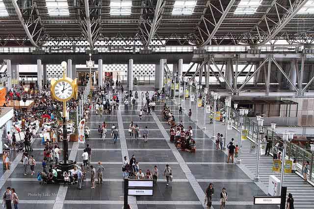 The Osaka Station in Kansai, Japan