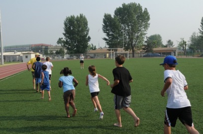 Kids Running with Coachj