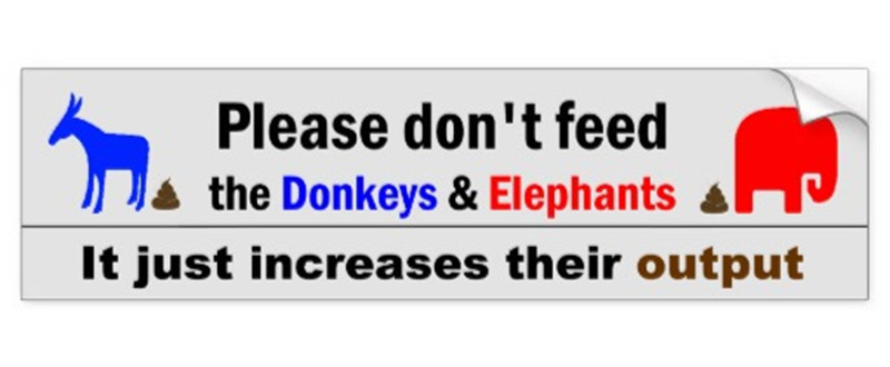 Don't feed the left or the right