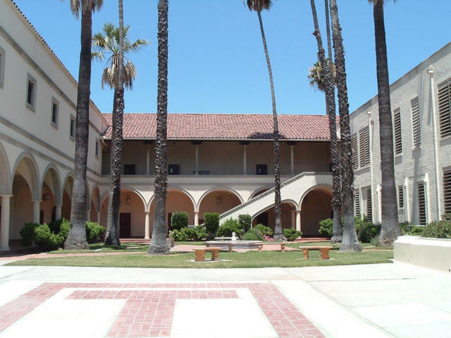 Sunnydale High School courtyard Buffy the Vampire Slayer Torrance High School 