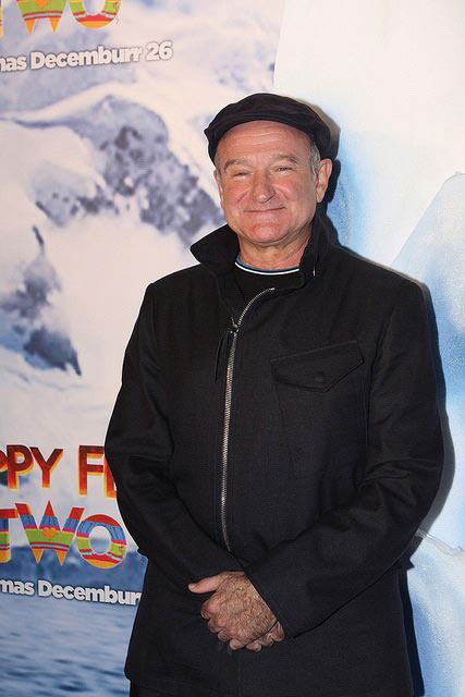 Robin Williams at movie premier