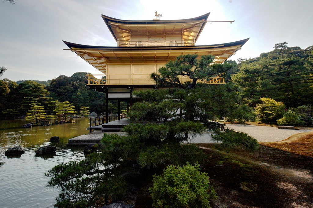 Kinkaku-ji temple in Kyoto, Japan