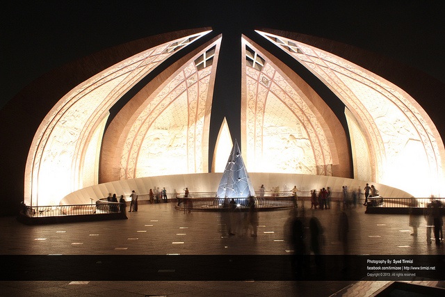 The Pakistan Monument in Islamabad, Pakistan