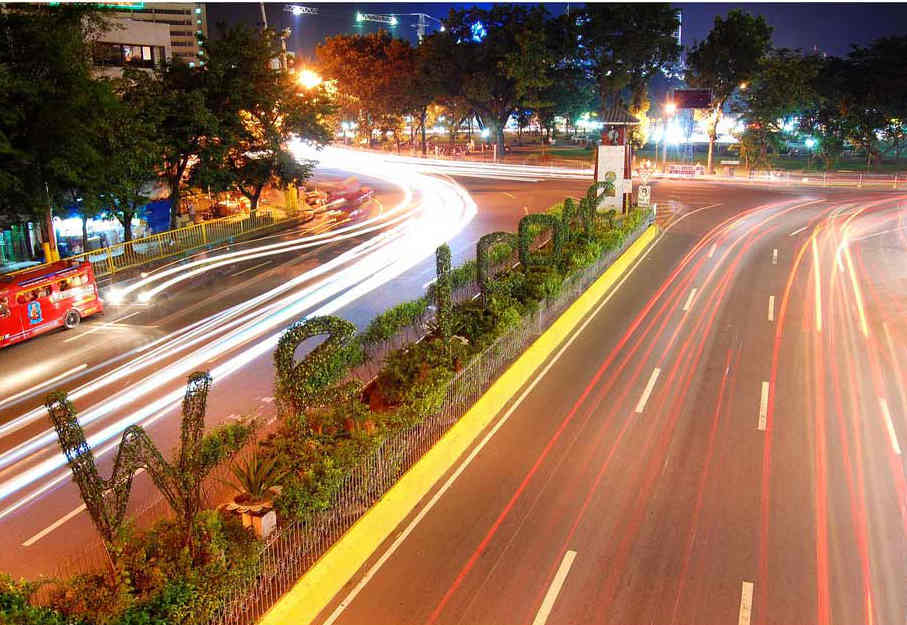 Welcome landscape in Cebu City