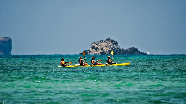 People Taking Kayak Lessons in Hawaii