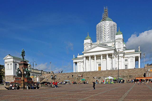 Helsinki Cathedral in Finland