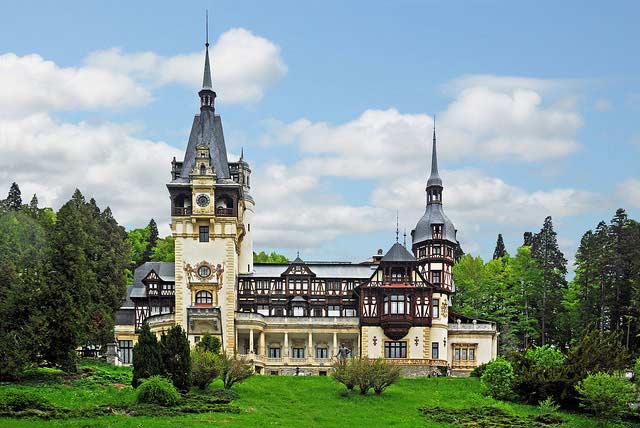 Peles Castle in Romania. 