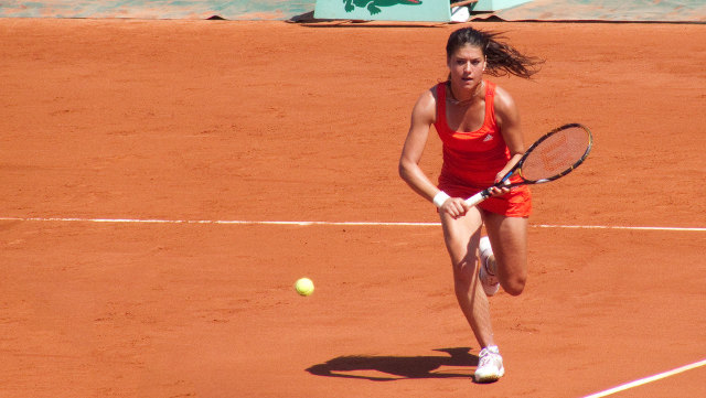 Sorana Cirstea 1er tour de Roland Garros 2010 tennis French open
